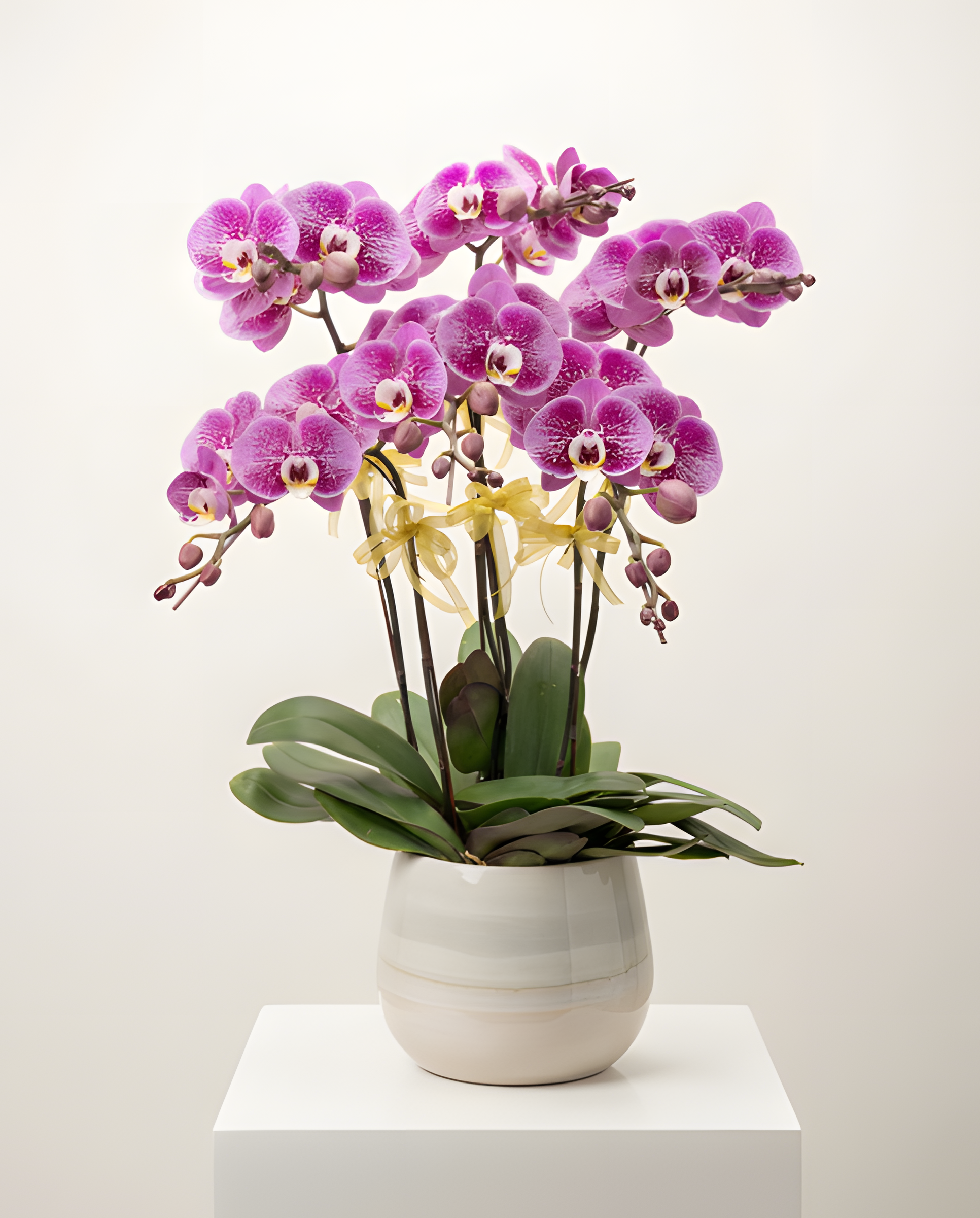 繁花似錦・漸層米瓷蘭