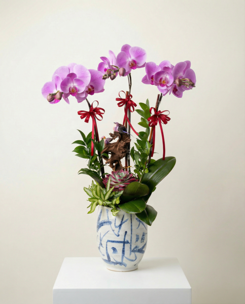 富貴吉祥 ‧ 紫蘭花