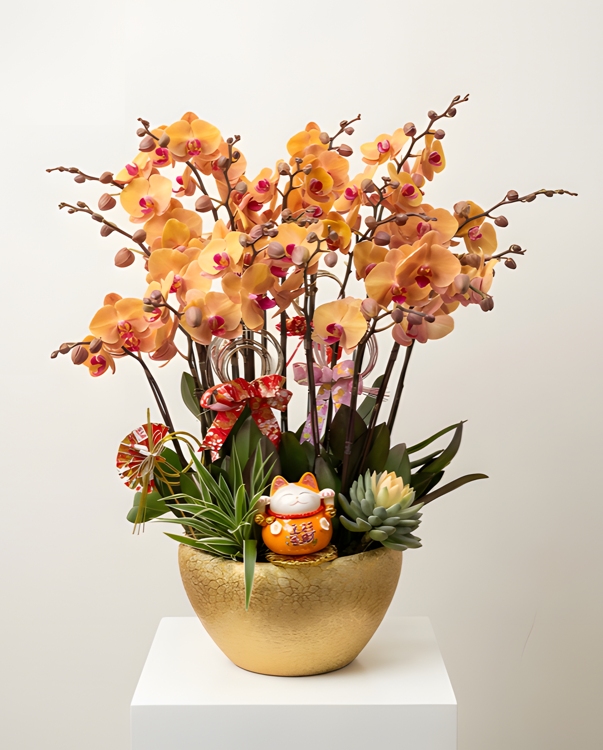 金玉滿堂・招財蜜桃蘭