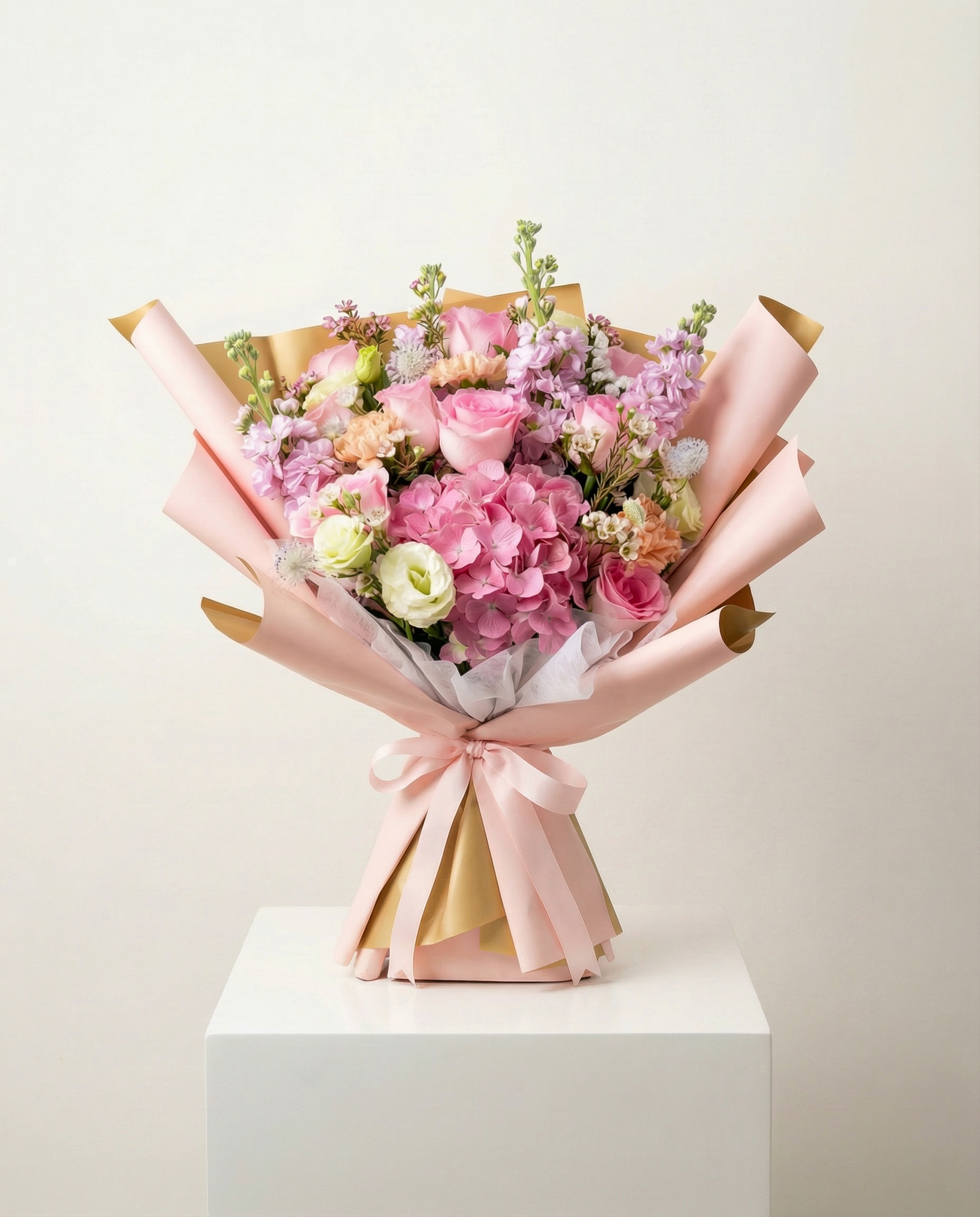 粉紅名媛 - 花與紫羅蘭