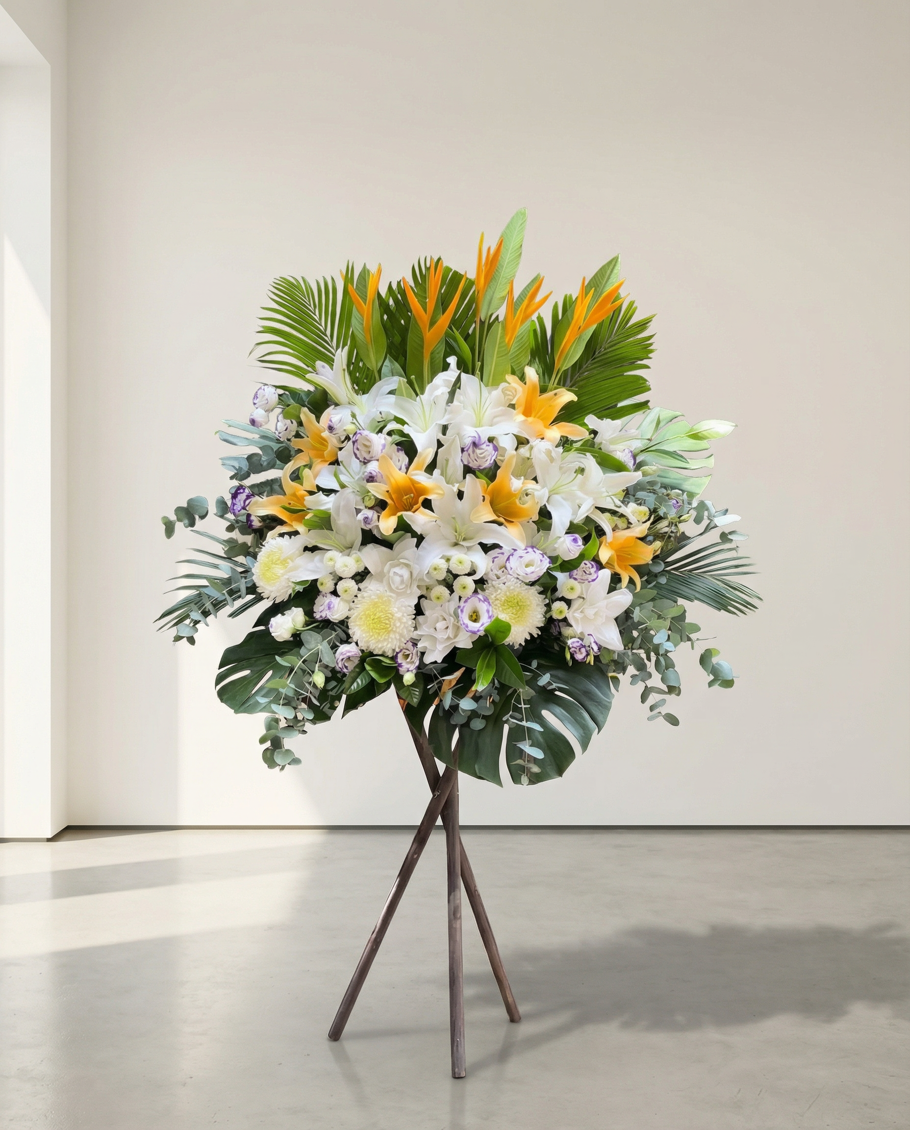 德澤流芳 ‧ 天堂鳥百合悼念花籃