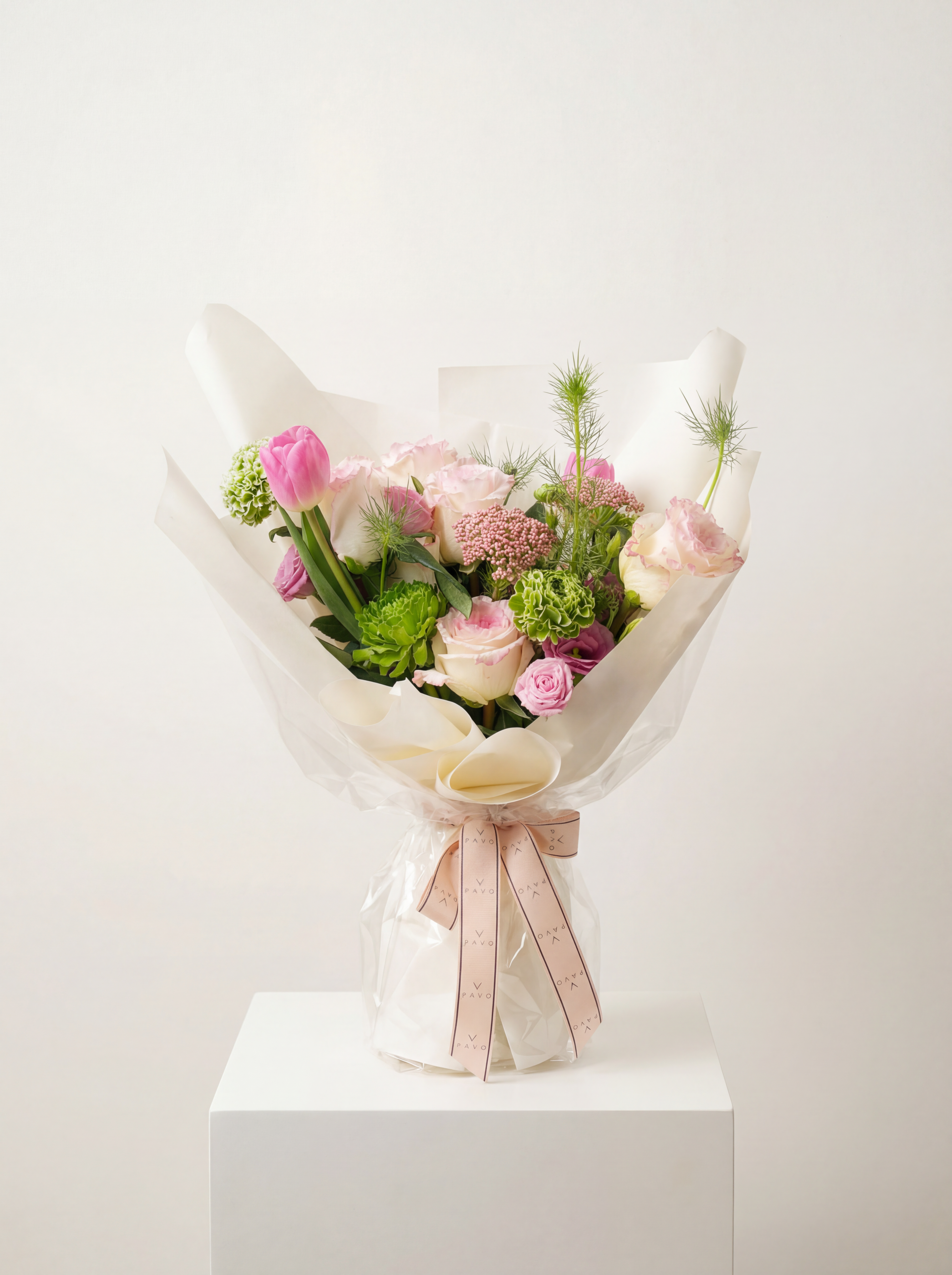 玫瑰蜜語・粉綠夢幻束