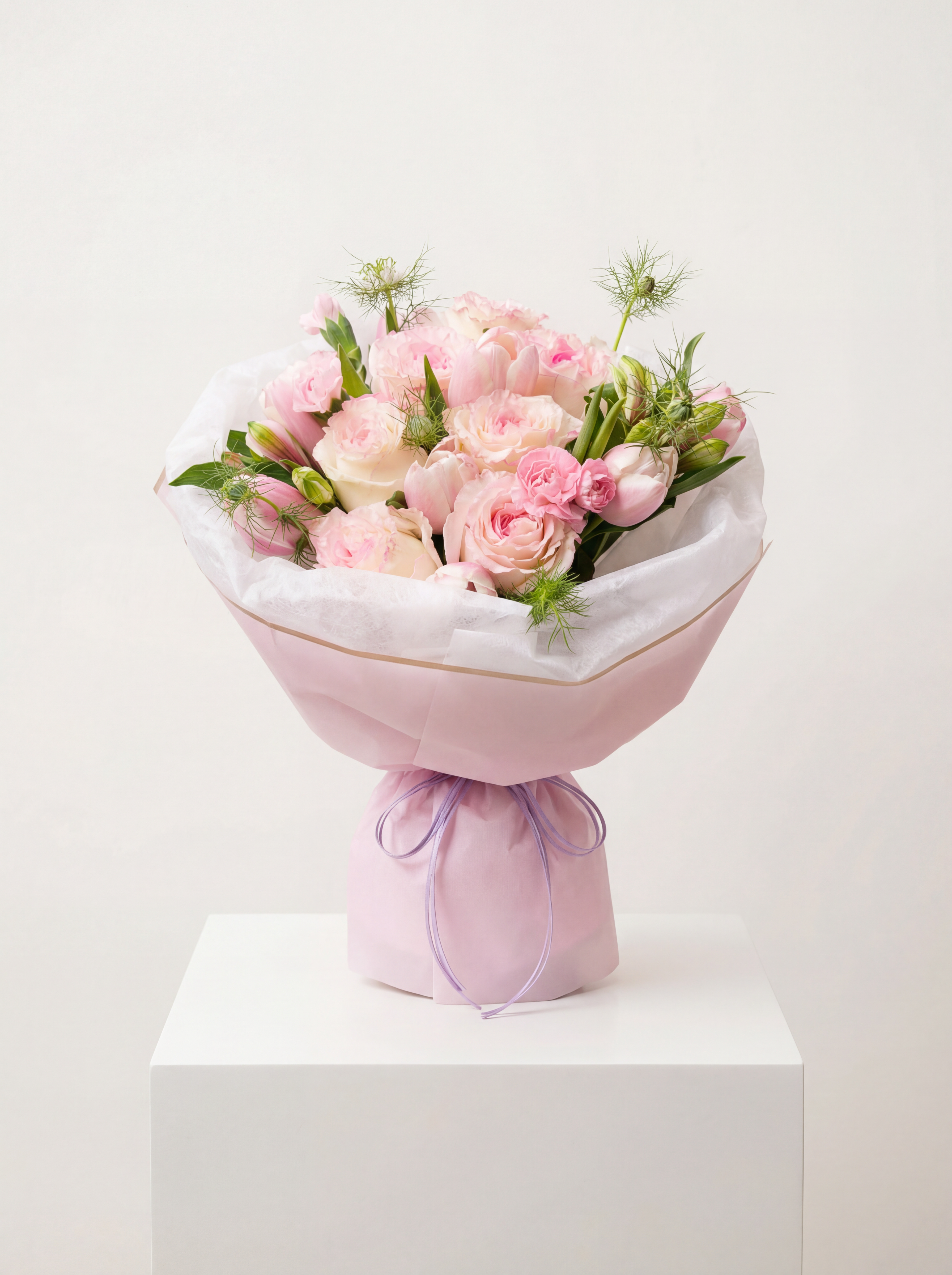 粉玫瑰盛宴・永恆甜蜜束